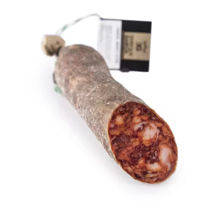 Chorizo Ibérico de Bellota Entero, Pieza Envasada al Vacío, 1,3 kg aprox. – Enrique García - 1