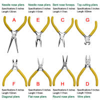 Kit De Equipo Herramientas Para Joyería DIY Acrílico Herramienta Multifuncional De Acero Carbono Tijeras De Cable Agujas Largas Nariz Redonda - details 6