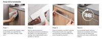 Toalleros De Baño Sin Taladro Maple Adhesivo Inoxidiable 304 Accesorios Para Cocina - details 4