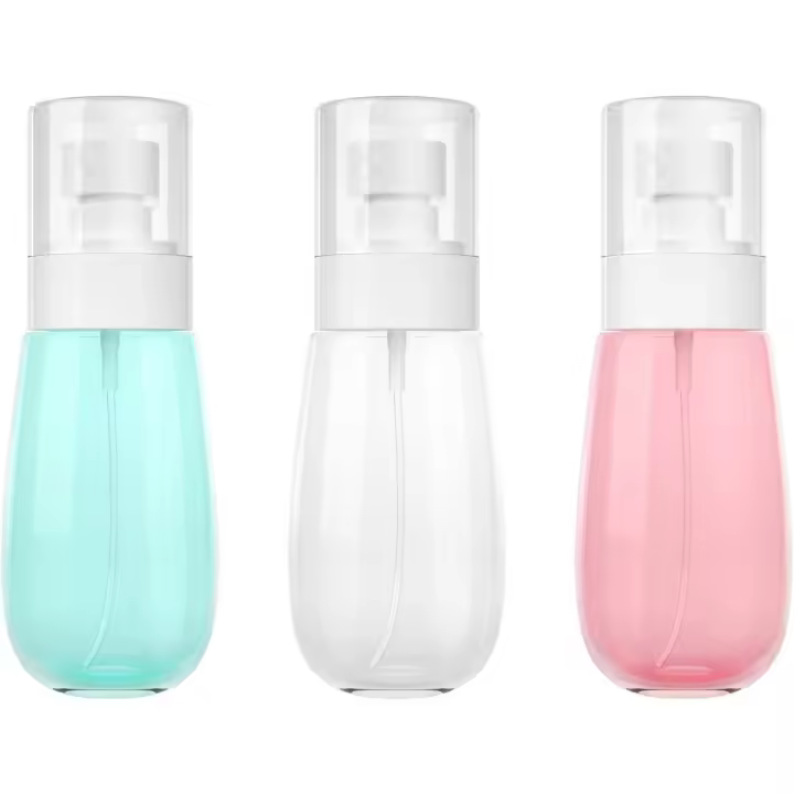 Botella pulverizadora Pequeña de 60 ml, paquete de 3 minibotellas pulverizadoras de Niebla fina para Viajes Pd3.cc - 1