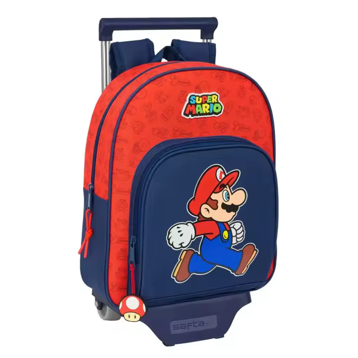 Safta Mochila Con Ruedas Super Mario Trick - 1