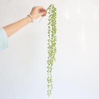 1PC Cadena De Perlas Artificial De Suculentas Colgantes Para Bodas Y Decoración De Hogar Para Sala De Estar Y Dormitorio - details 13