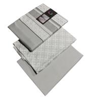 Mercatienda.es - Juego de Sábanas de Verano Microfibra 3 Piezas - Extra Suaves - Hibisco en Gris. - details 4