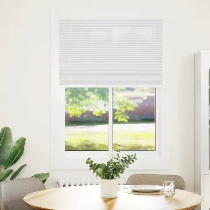 Estor Plisado blanco 90x150 cm Tela Ancho 89,4 cm Poliéster - 1