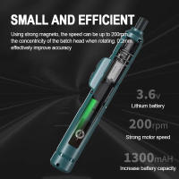 Mini Destornillador Eléctrico Sin Cable USB Recargable 3.6V 200r/Min Herramienta De Reparación Multifuncional Para DIY En El Hogar - details 4