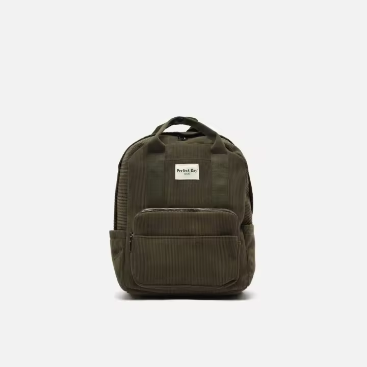Misako Leonci mochila con tejido de pana Mochila - 1