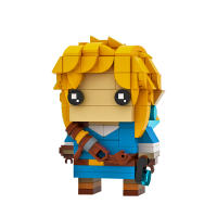 Bloques De Construcción BuildMoc Inspirados En Breath of the Wild Figura De Link Del Anime Clásico Juguete De Bloques De Plástico ABS Para Niños Regalo De Cumpleaños - details 1