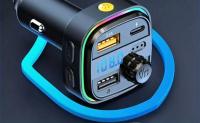 VIKEFON Transmisor FM Bluetooth 5.0 Modulador De Radio Para Coche Con Reproductor MP3 Y Cargador USB Super Rápido De 15W - details 12