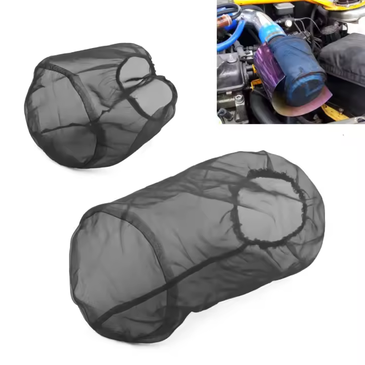 Cubierta Protectora De Filtro De Aire Universal Negra Impermeable Y Resistente Al Aceite Para Motos Y Automóviles - 1