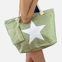 Bolso de playa estrella con cremallera, tipo capazo de verano, bolsa maxi monedero Le Côté Chic - details 2