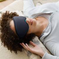 Innovative Sleep Mask, Light Blocking Eye Mask for Sleep, Nap, Meditation, Travel Black - details 0