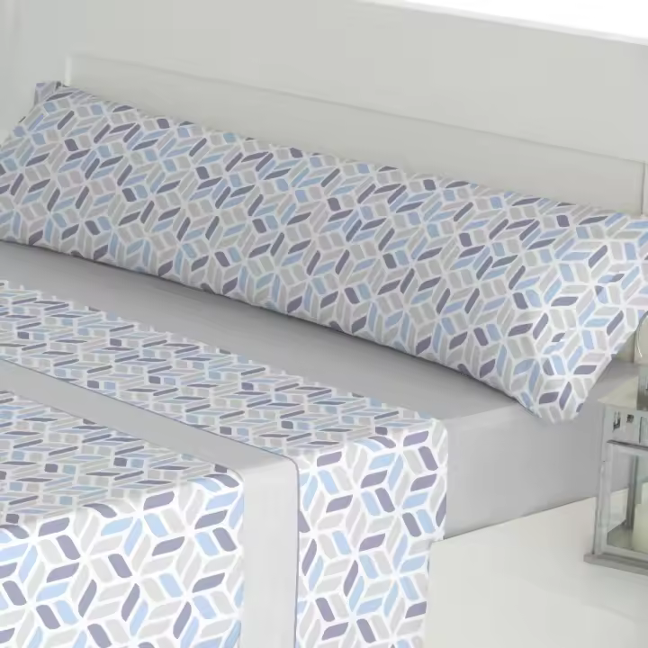 KYTZIAS - Juego de Sábanas Verano tacto Extrasuave. Juego de cama 3 Piezas Microfibra. Sábanas de Verano de colores. Ropa de cama lisa y suave. Estampados modernos para cama de 90, 105, 135 y 150 cm. - 1