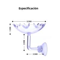 Tanque De Acuario Transparente Alimentador De Peces Y Camarones Círculo De Alimento De Vidrio Fleeting Alimentador De Fundamento Fleeting - details 17