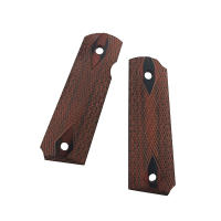 Pareja De Manijas De Madera Marrón Para Herramientas De Uso Doméstico Antideslizantes Con Escala Decorativa Accesorio De Reparación De Clásicos 1911 - details 2