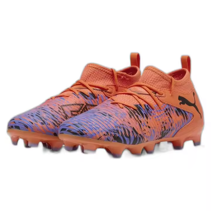 Calzado marca Puma modelo 108436-01 para kids en color naranja - 1