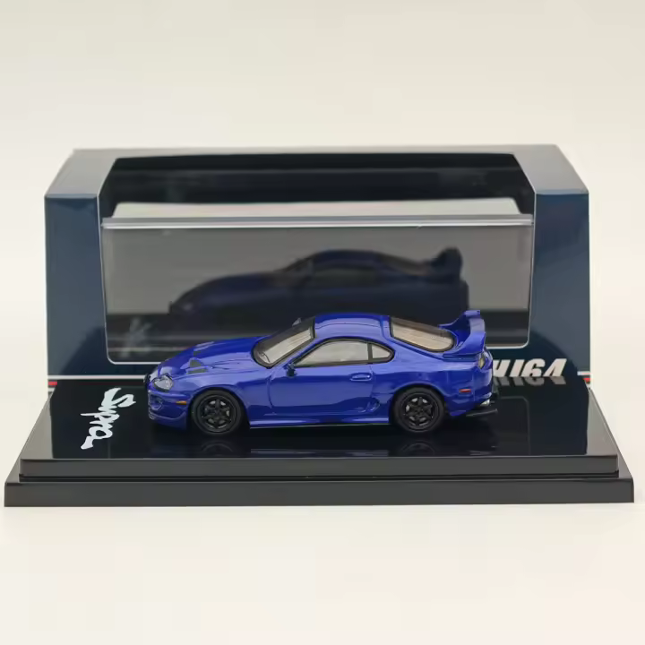 Coche De Colección a Escala 1/64 Hobby Japan SUPRA (JZA80) Versión Personalizada JDM Modelo De Metal Juguetes Y Regalos Para Adultos - 1