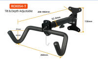 Soporte De Bicicleta Plegable Para Niños Con Gancho Ajustable Y Correa De Fijación Montaje Opcional Para Carretera Y Patinete - details 2