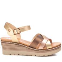 Sandalias Cuña Mujer Xti 142853 Oro 106298  MARCAS MUJER Sandalias Sandalias cuña-plataforma Sandalias Sport Xti - details 0