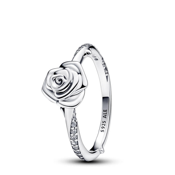 Pandora Anillo en plata de ley Rosa Floreciendo 193215C01 , para Mujer