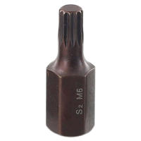 Juego De 5 Piezas De Puntas De Destornillador Estrella De 30mm Longitud Acero De Aleación Taza Hexagonal De 10mm Para Herramientas De Destornillador De Impacto - details 4