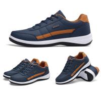 Zapatos De Caminar Para Hombre Tenis Casuales Microfibra Antideslizante Suela De Goma Respirables Resistentes Al Desgaste Para Primavera/Otoño - details 12