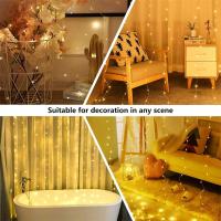 Luces De Tejado LED Cadena De Luces De Hilo De Cobre Para Navidad Y Año Nuevo Decoración De Fiesta Al Aire Libre En Casa Y Camping - details 5