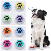 Juguete Interactivo Para Perros Con Botón Grabable De Sonido Patrón Hexagonal De Rastro De Mano Para Comunicación Y Entrenamiento - details 0