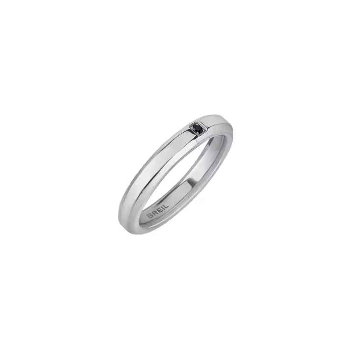 BREIL Colección Y, Anillo Hombre en Acero Coloreado, Ideas de Regalos para Hombre - 1