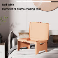 Mesa Plegable Portátil Lazada Multifuncional Para Laptop Escritorio Para Estudiantes En Dormitorio Medio Rectangular Requiere Montaje - details 1