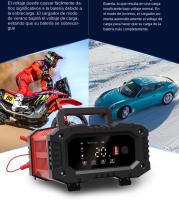 Cargador Inteligente De Batería Para Coche Y Motocicleta 20A/10A 12V/24V Compatible Con Lithium AGM GEL Lead-Acid LiFePO4 - details 13