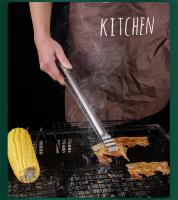 Pinza Para Barbacoa Extra Larga De 45cm En Acero Inoxidable Herramienta Antideslizante Para Cocinar Al Aire Libre Y Camping - details 7