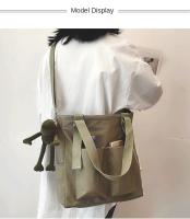 Bolso Bandolera Grande Para Mujer Xierya Capacidad De Almacenamiento Amplia Estilo Casual Cierre De Cremallera Material Impermeable Bolsa De Mano Para Estudiantes - details 7
