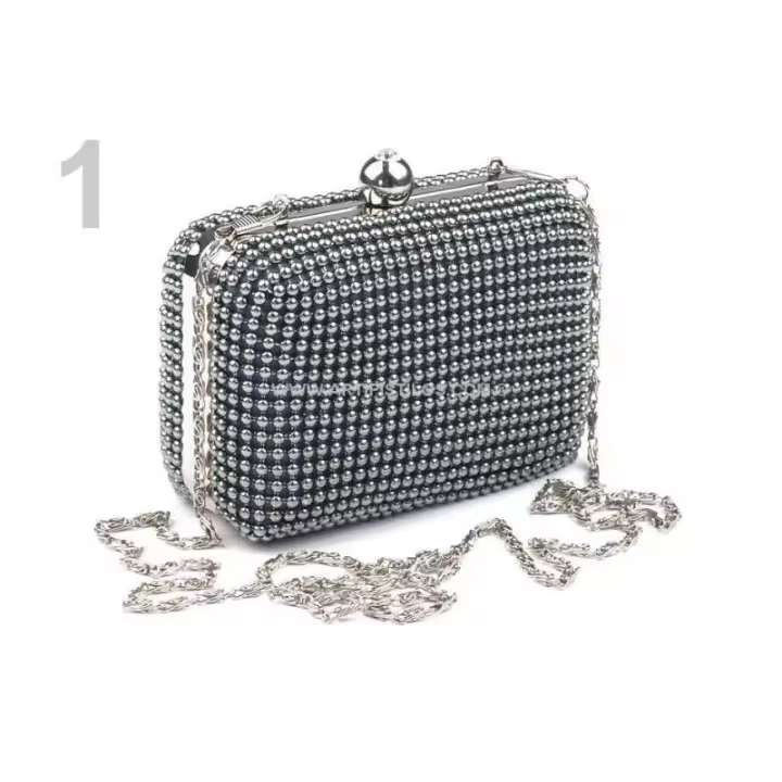BOLSO ACABADO METÁLICO Raíz COMPLEMENTOS DE MODA FIESTA - 1