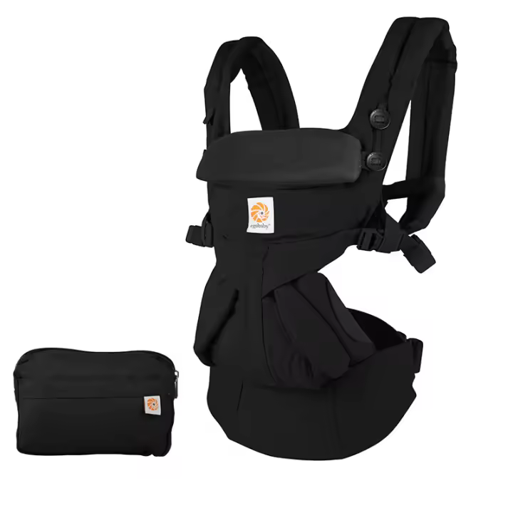 para recién nacidos y niños con soporte lumbar, varias posiciones, de malla ventilada negro ónix - 1