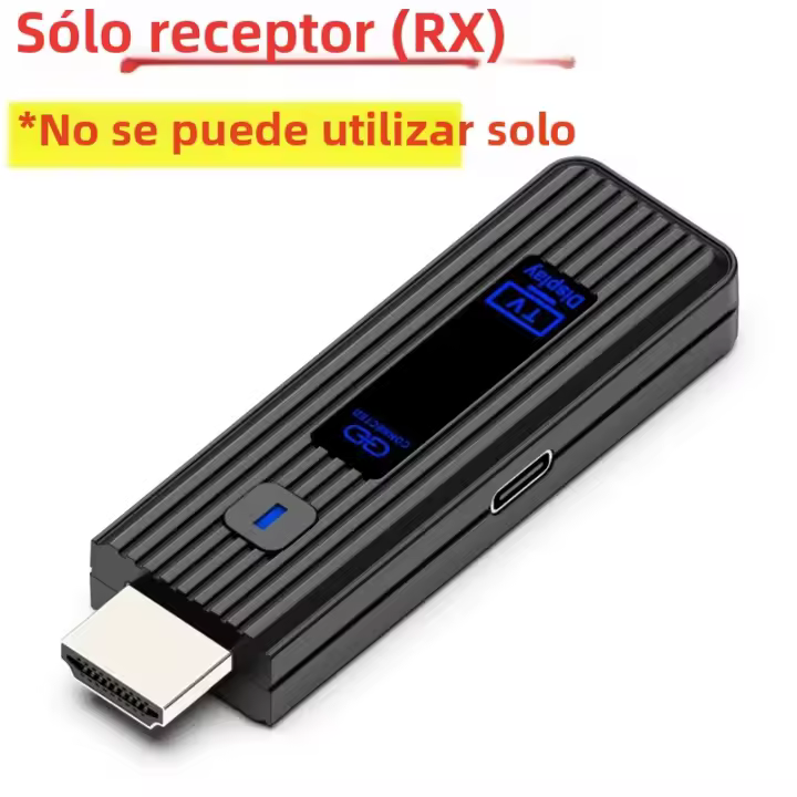 Kit De Extensión De Transmisor Y Receptor HDMI Inalámbrico Para TV Stick Adaptador Dongle Para PC Cámara Laptop Proyector Monitor - 1