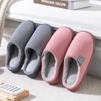 Tufo De Algodón Grueso Para Mujer Y Hombre Pantuflas De Interior Y Exterior Antideslizantes Y Cálidas Con Diseño Lindo Suela Gruesa Pantuflas De Invierno - details 2