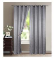 Cortina de visillo estampada brillo  translucido 100% poliéster para salón y dormitorio.140x260cm.6033.1 panel. - details 12
