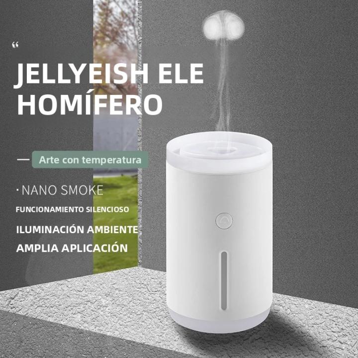 Jellyfish Smoke Rings Ultrasonic Air Humidifier USB Portable Aromatherapy Essential Oil Diffuser Home Office Humidifying Sprayer