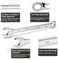 Llave De Combinación Métrica Y Estándar 1pcs Herramienta De Anillo Gare Llave De Nutrición Para Reparaciones Generales Del Hogar Y Garage - details 3