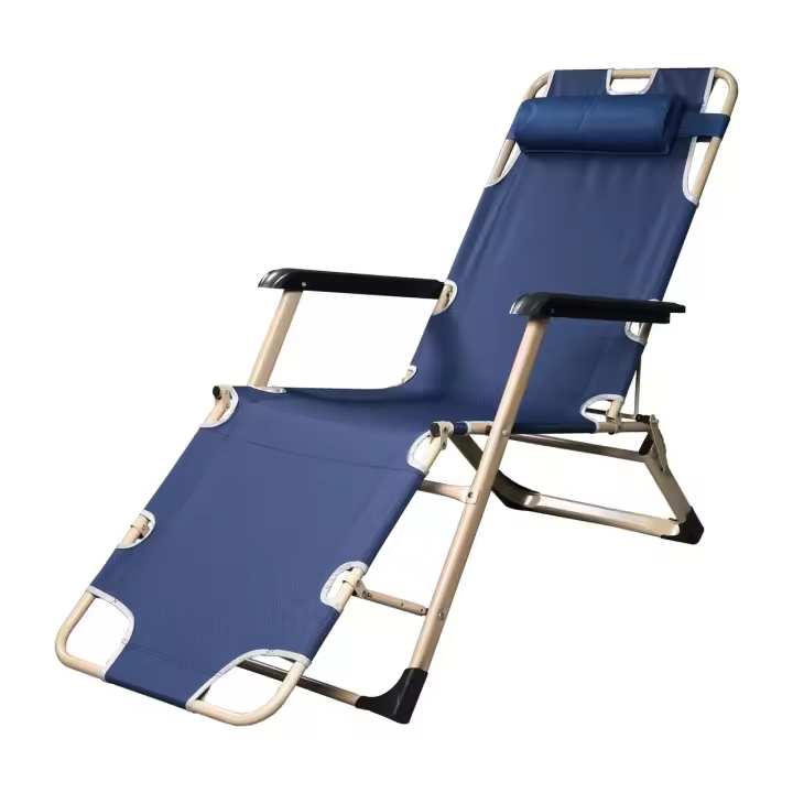 ARISE SHOP-Silla reclinable Plegable para Siesta Sentado/ Tumbona Sofá Invierno/Verano Pesca Silla de Playa Exterior/Hogar con reposacabezas extraíble 178 * 52 cm - 1