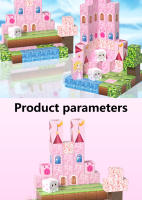 Bloques De Construcción Magnéticos Para Niños Castillo De Princesa Jardín STEM Montessori Sensory Juguetes Educativos Para Bebés Y Niños - details 8
