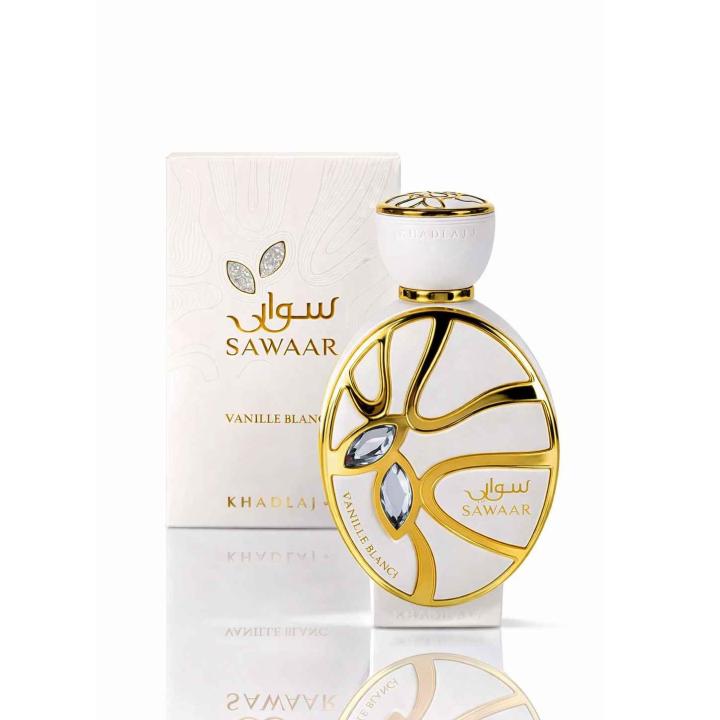 Khadlaj Sawaar Vanille Blanc Eau de Parfum 100 ml · vainilla cremosa elegante y limpia para uso diario — oferta en Miravia
