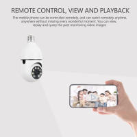 Cámara De Vigilancia Inteligente ICSEE E27 3MP Con Visión Nocturna En Color Y Zoom Digital Para El Hogar Conectada a WiFi Detecta Humanos - details 5