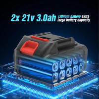2.5M/6 Pulgadas Mini Motosierra Sin Cable, 2 en 1 Brushless Motosierra Pertiga Electrica con 2x4,0Ah Batería, 800W Motosierra Telescópica - details 4