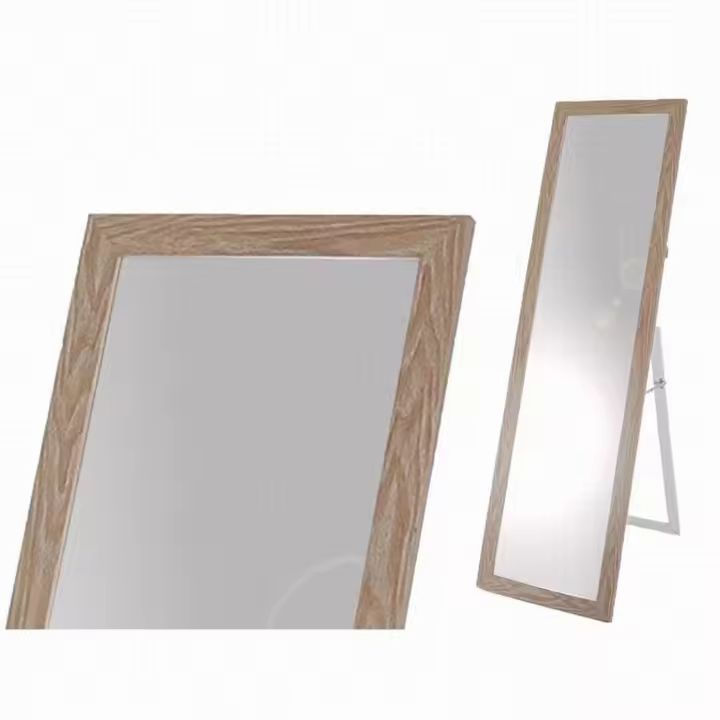 Gerimport Espejo de Pie Kurst Natural 33x4x123cm - Diseño Moderno - 1