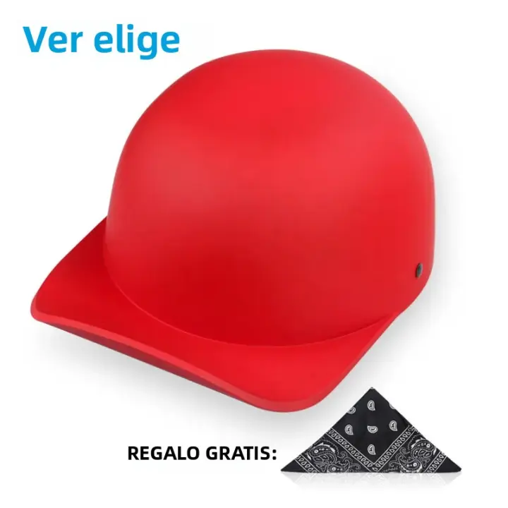 Casco De Motocicleta Retro De Verano Para Adultos Medio Abierto Estilo Vintage Adecuado Para Hombres Y Mujeres Niños Algodón Abs Material Peso 650g - 1