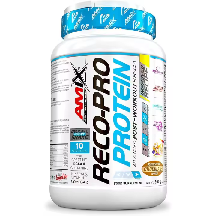 RECO-PRO PROTEIN CHOCOLATE ( 500 G ) - Amix | Recuperador | Recuperación muscular | Con sales minerales | Proteína - 1
