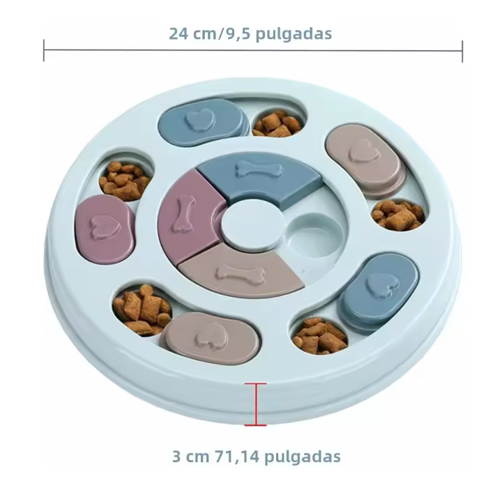 Bol De Alimentación Para Perros Interactivo Juguete Educativo Para Reducir La Monotonía Herramienta De Entrenamiento Lento - 1