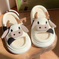 Nuevos Pantuflas De Hombre De Lino Cómodas Y Moda Con Diseño De Patrón Suave Para Niñas Casuales Y Transpirables Tallas Desde 20cm Hasta 25cm - details 1
