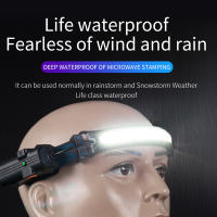 Linterna Frontal XPG+COB Recargable Con Batería Integrada Para Exteriores Emergencias Running Camping Luz De Trabajo Resistente Al Agua Con Modos De Iluminación Variados - details 4